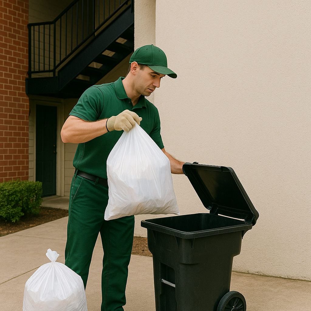 Valet trash pickup service